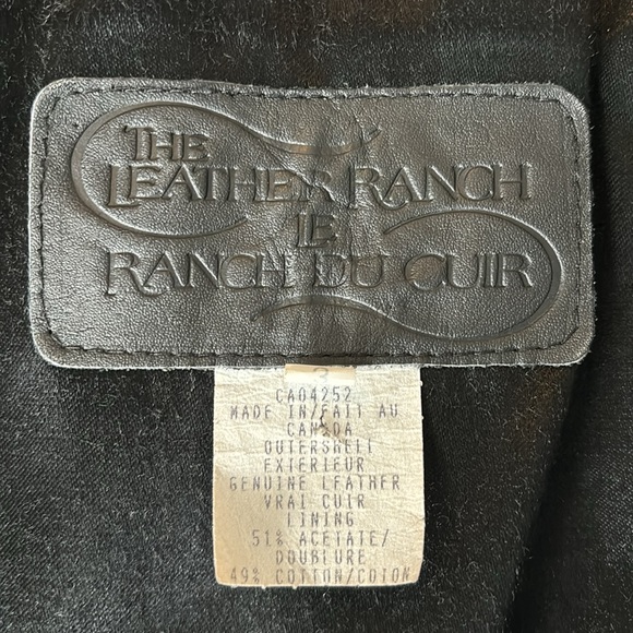 Women’s Black Leather Jacket- Small - Picture 2 of 5